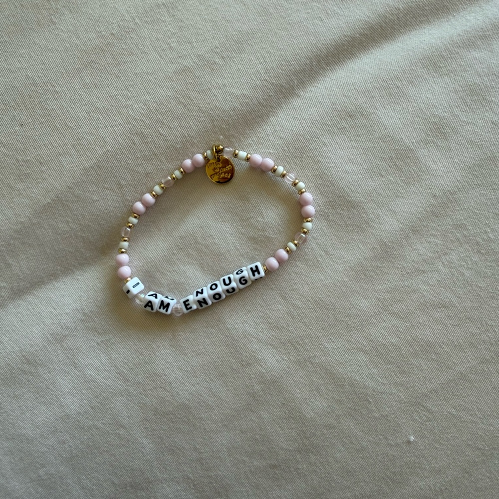 NWOT Little Words Project Bracelet “I Am Enough”